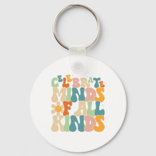 Minds Of All Kinds Mental Health Autism Awareness Key Ring