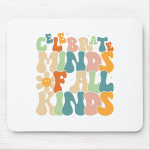 Minds Of All Kinds Mental Health Autism Awareness Mouse Mat
