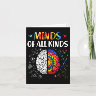 Minds Of All Kinds Neurodiversity Autism Awareness Card