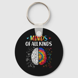 Minds Of All Kinds Neurodiversity Autism Awareness Key Ring