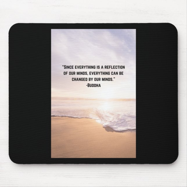 Minds Shape Worlds Power Of Perception Sticker  Mouse Mat (Front)