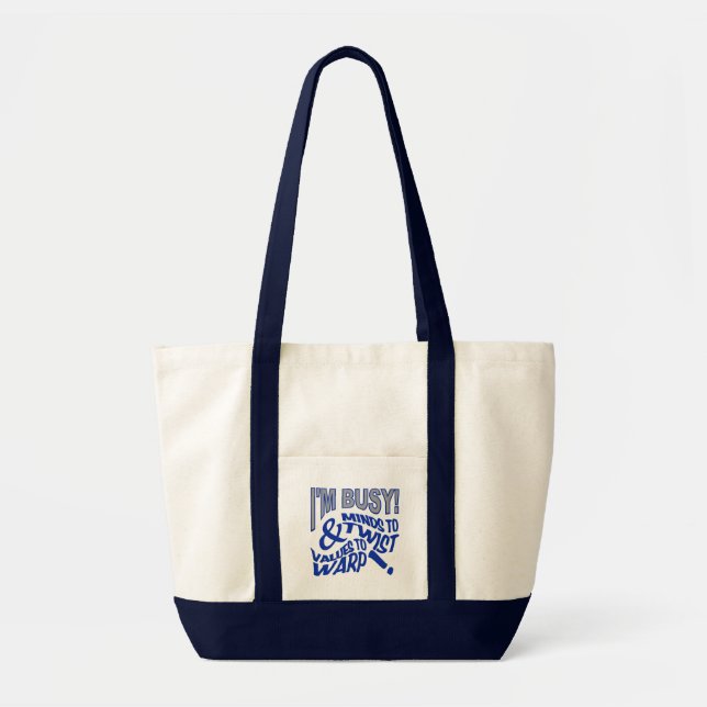 Minds to Twist bag - choose style & colour (Front)