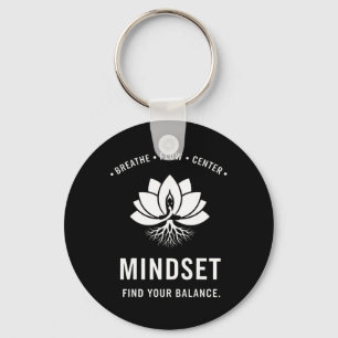 Mindset Find Your Lance Yoga Meditation Key Ring