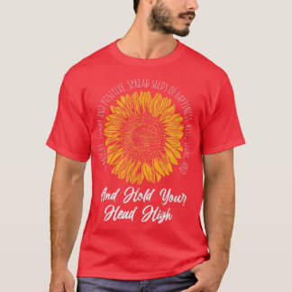 Mindset Friendly Advice Sunflower Lover Sunny Insp T-Shirt