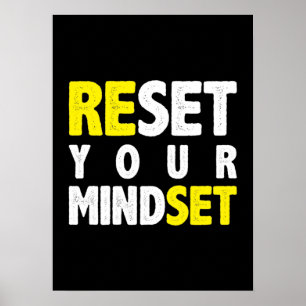 Mindset - Gym, Hustle, Success Poster