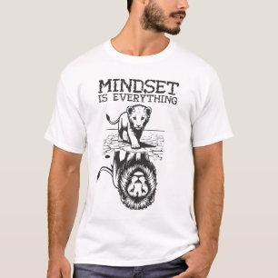 Mindset Is Everything, Cat Lion - Gym, Success T-Shirt