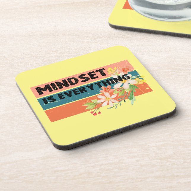 Mindset is everything  coaster (Left Side)