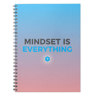 Mindset Is Everything – Gradient Motivational Note Notebook