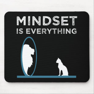 Mindset Is Everything Motivational Quote Mouse Mat