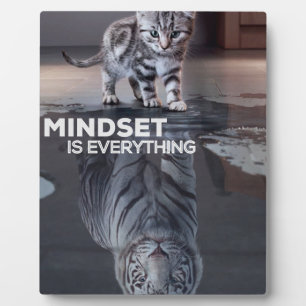 mindset is everything poster plaque