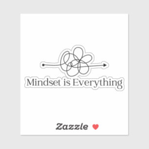 Mindset is Everything Vinyl Sticker