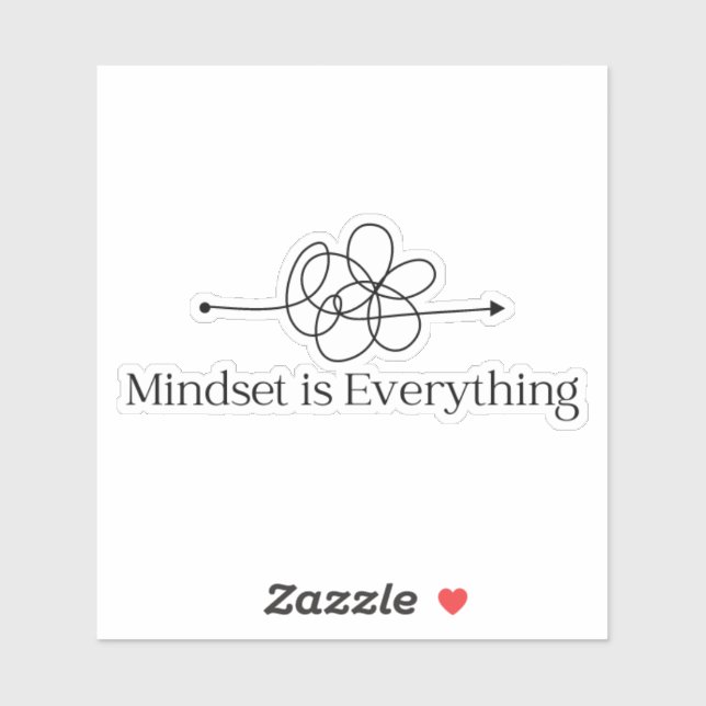 Mindset is Everything Vinyl Sticker (Sheet)