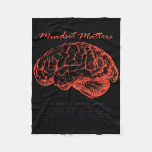 Mindset S Creative S Design Sticker Fleece Blanket