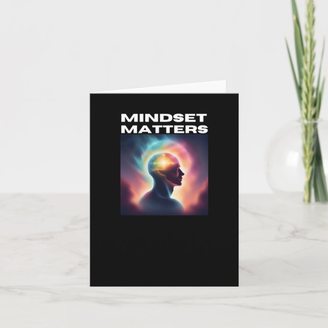 Mindset S Sticker  Card (Front)