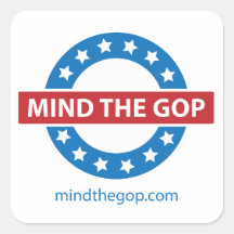 MindtheGOP.com Square Stickers