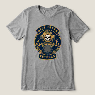 Mine Diver Veteran Underwater Operations Tri-Blend Shirt