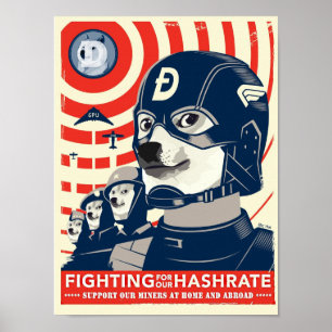 Mine Dogecoin Poster