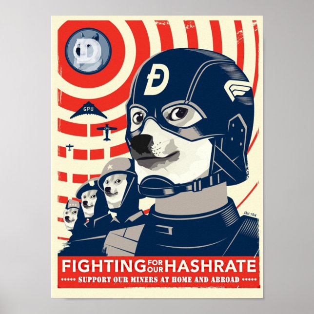 Mine Dogecoin Poster (Front)