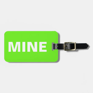 Mine Green Luggage Tag