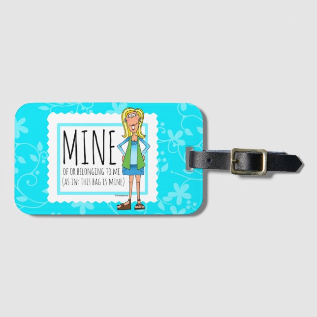 Mine Luggage Tag (Front Horizontal)