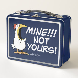 Mine Not Yours Boynton Chicken Metal Lunch Box