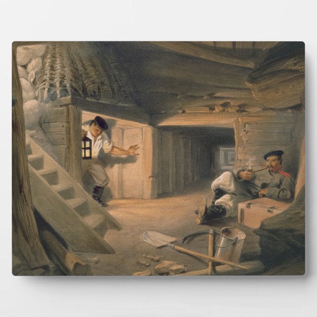 Mine of the Bastion du Mat, plate from 'The Seat o Plaque (Front)