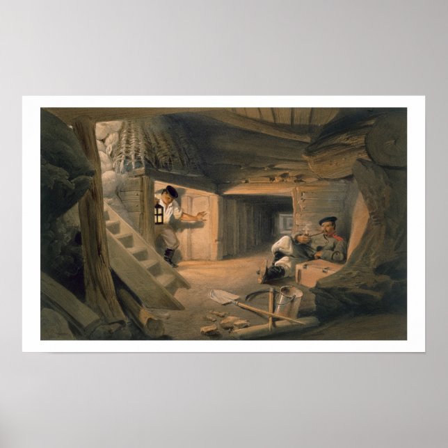 Mine of the Bastion du Mat, plate from 'The Seat o Poster (Front)