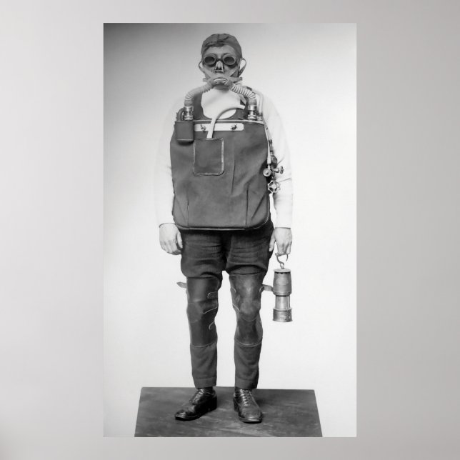 MINE RESCUER c. 1912 Poster (Front)