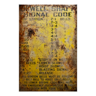 Mine Shaft Hoist Communication Chart