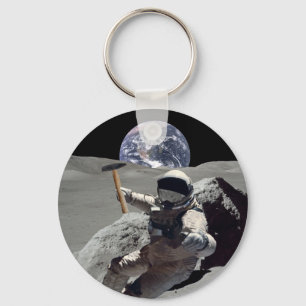 Mine The Moon Key Ring