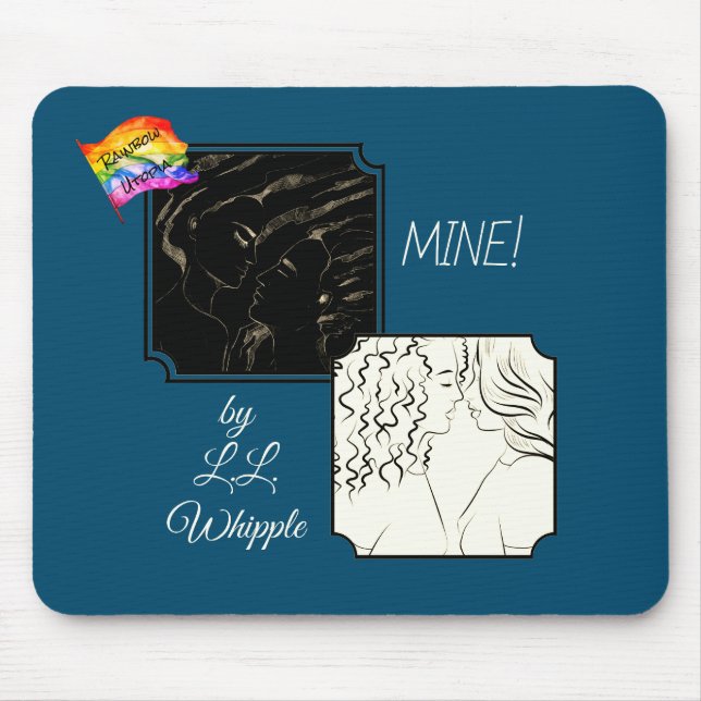 'MINE!' (with logo) mouse pad (Front)