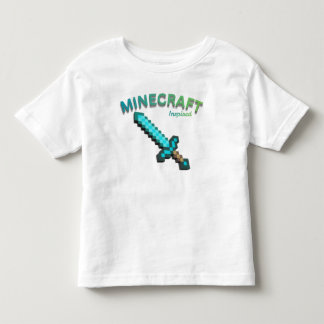 Minecraft Inspired Pixel Sword Gaming T-Shirt