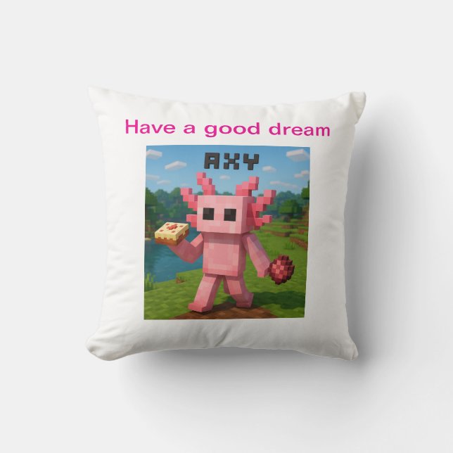 minecraft pillow axy (Front)