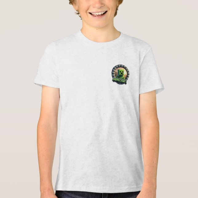 Minecraft T-Shirt Tri-Blend Shirt (Front)