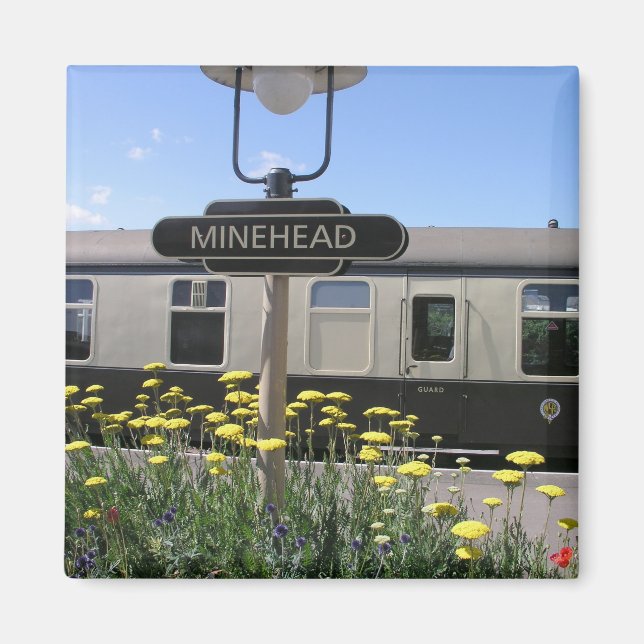 Minehead station, Somerset Magnet (Front)