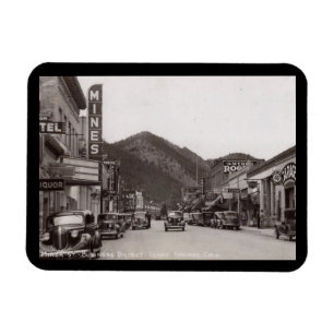 Miner St., Idaho Springs, Colorado Vintage  Magnet