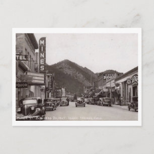 Miner St., Idaho Springs, Colorado Vintage Postcard