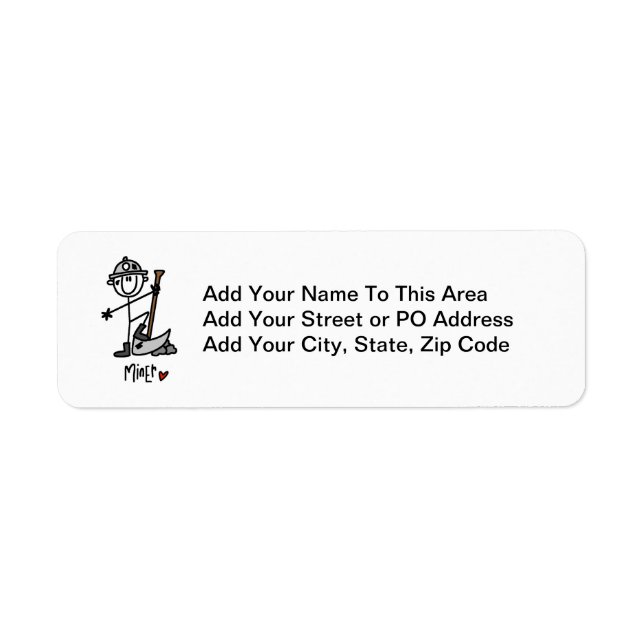 Miner Stick Figure (Front)