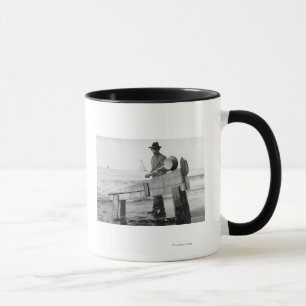 Miner Washing Gold in Alaska Photograph Mug