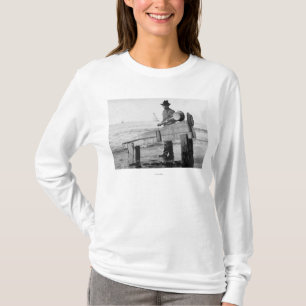 Miner Washing Gold in Alaska Photograph T-Shirt