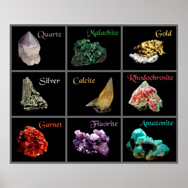 Mineral Collection Poster (Front)