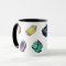 Mineral Crystal Mug - Vibrant Natural Gemstone Des