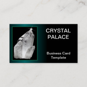 Mineral Healing  Crystals Business Card