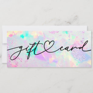 mineral opal gemstone gift certificate