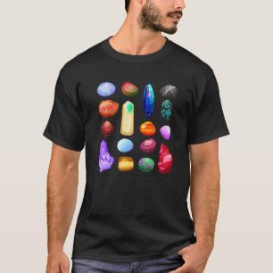 Minerals Gems and Crystals Rock Collecting T-Shirt