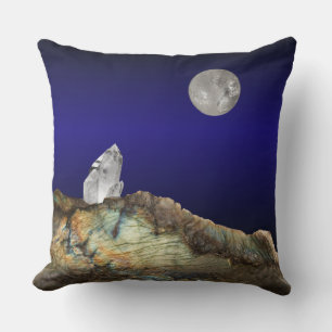 Minerals Gemstones Landscape Quartz Moon Cushion