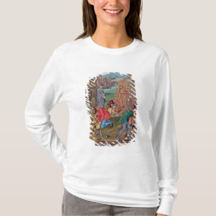 Miners at work, from 'Des Proprietez des Choses' T-Shirt