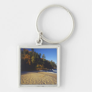 Miners Beach at Pictured Rocks National Key Ring