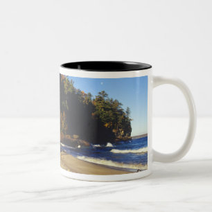 Miners Beach at Pictured Rocks National Two-Tone Coffee Mug