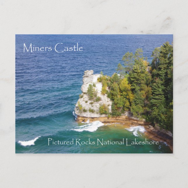 Miners Castle post card (Front)